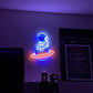 Astronaut Sitting on Planet LED Neon Sign