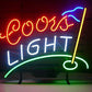 Coors Lights Golf Neon Sign Light Beer Neon Sign