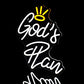 God's Plan Neon Sign Christian Neon Sign