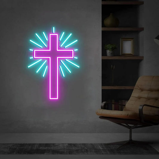 Christian Cross Neon Sign Cross Led Neon Sign