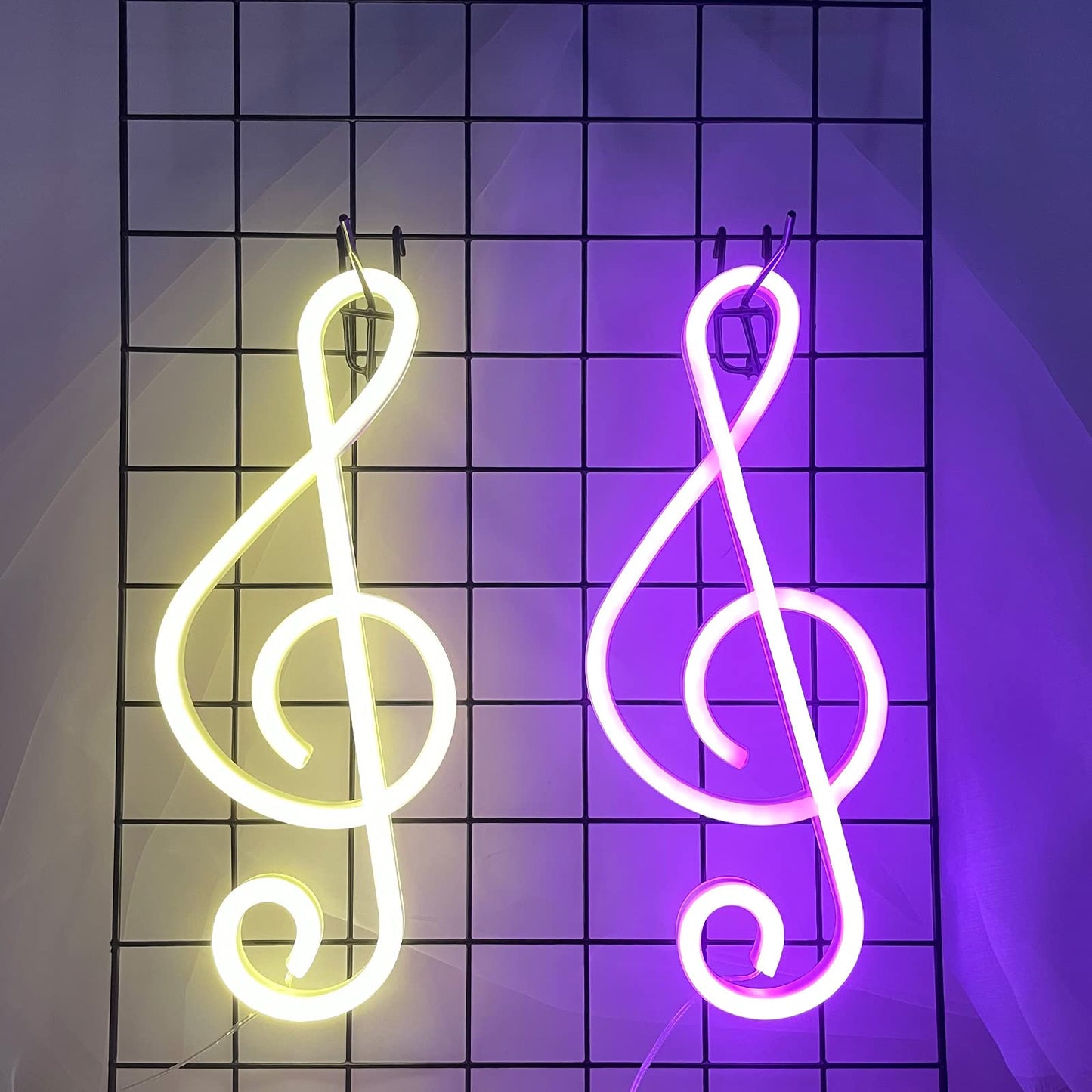 Treble Clef Music LED Neon Sign