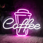 Coffee Neon Sign Coffee Cup Neon Sign