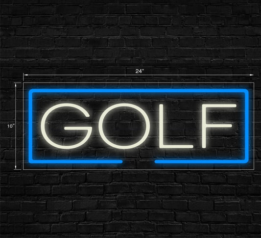 Golf Neon Sign Golf Lover Neon Sign Golf Retail Sign