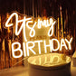 It's My Birthday Led Neon Light Sign Birthday Party Wall Decor