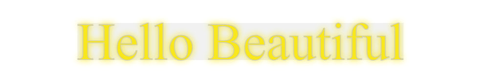 Product Order Hello Beautiful