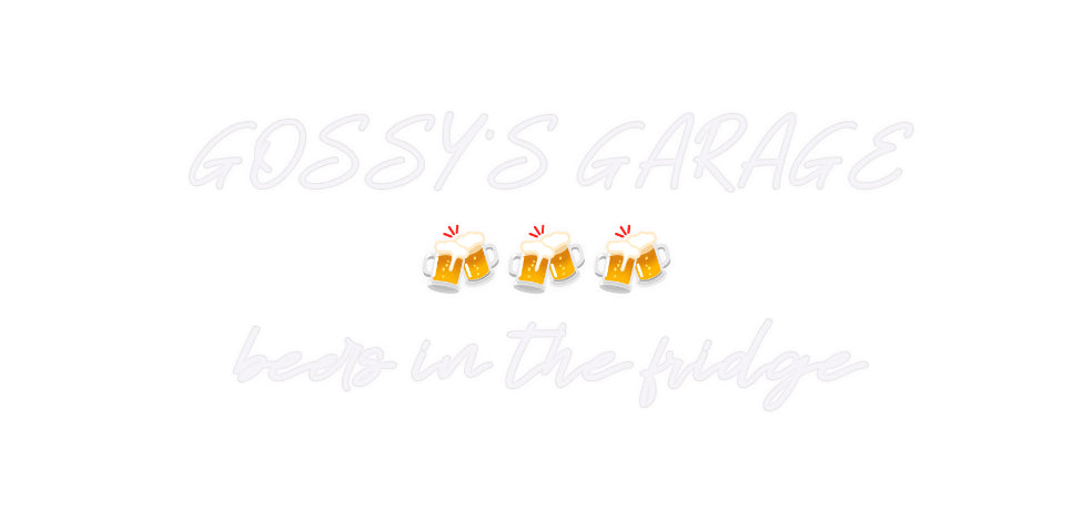 Product Order GOSSY'S GARAG...