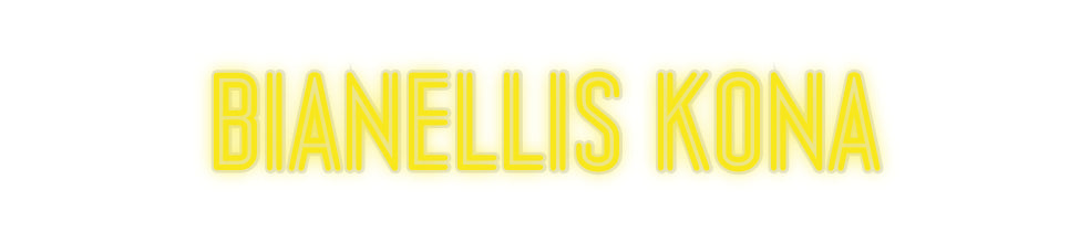 Product Order Bianellis Kona