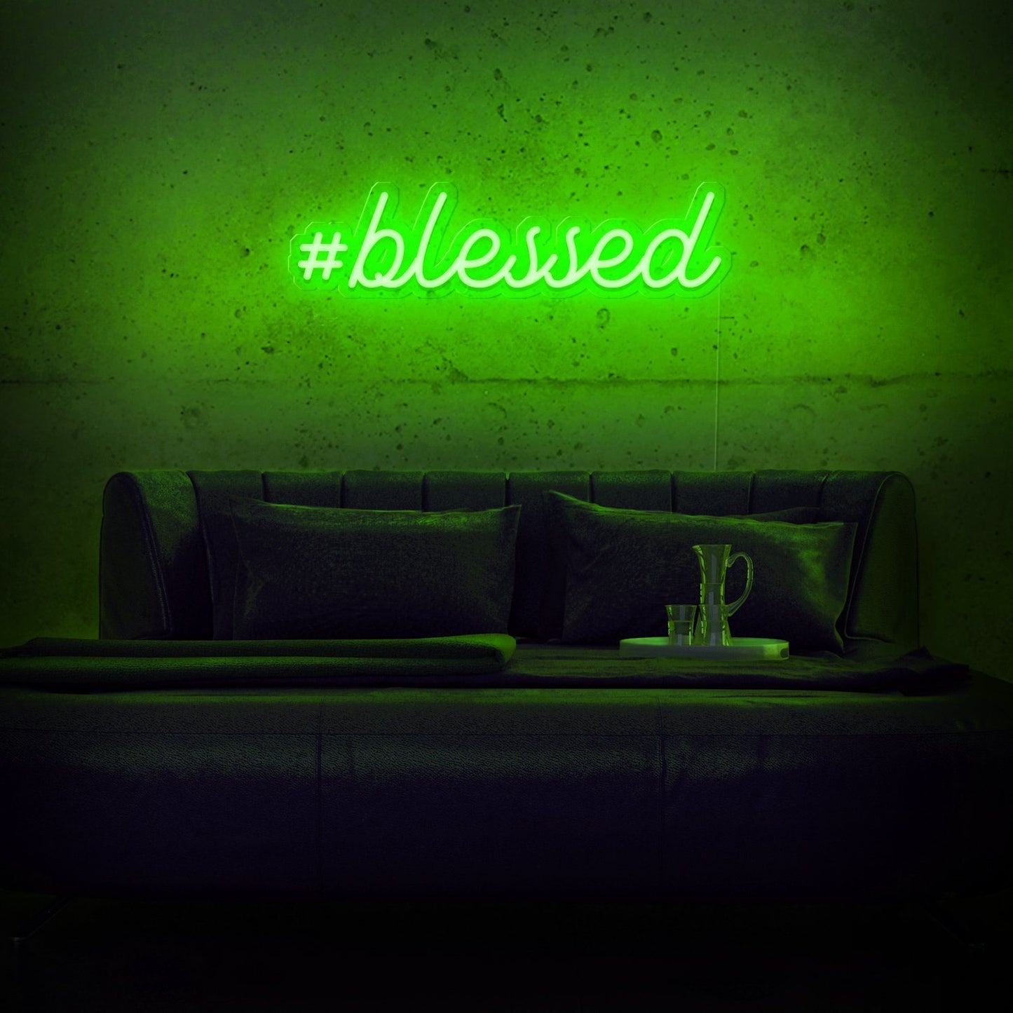 #Blessed Neon Sign