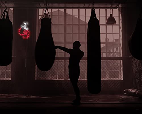 Boxing Gloves Neon Sign Gym Neon Sign