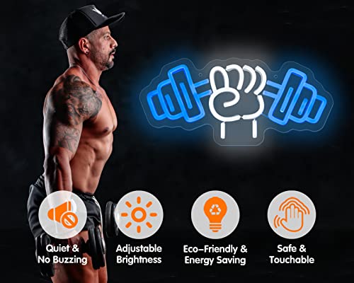 Dumbbell Neon Sign Barbell Neon Sign Gym Neon Sign