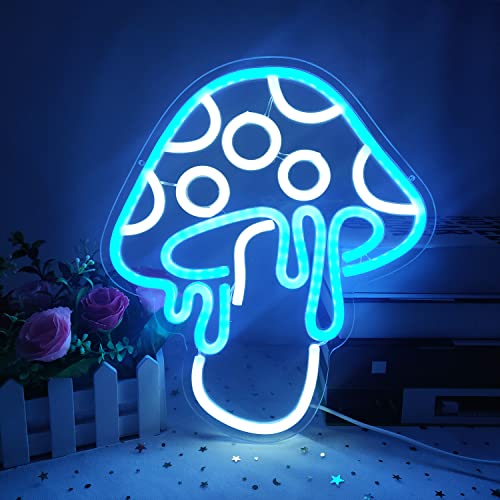 Melting Mushroom Neon Sign MultiColor