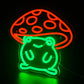 Cute Mushroom Frog Neon Sign
