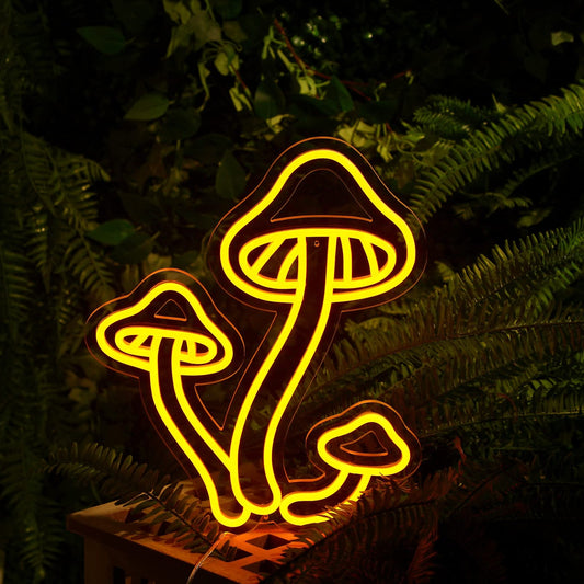 Mushrooms Neon Sign