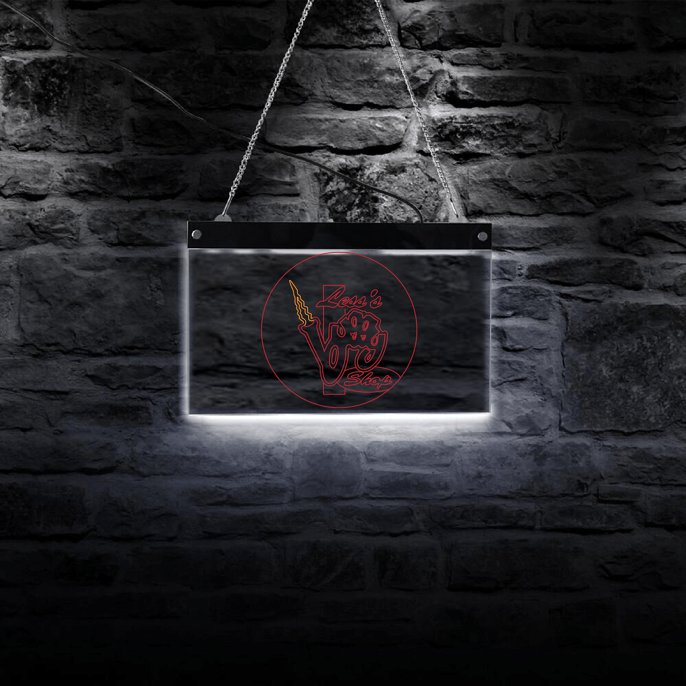 Less's Shop Led Sign