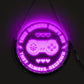 True Gamers Don't Die Video Games Decorative Round LED Neon Sign