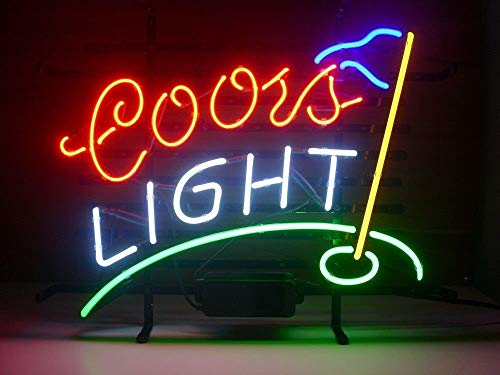 Coors Lights Golf Neon Sign Light Beer Neon Sign