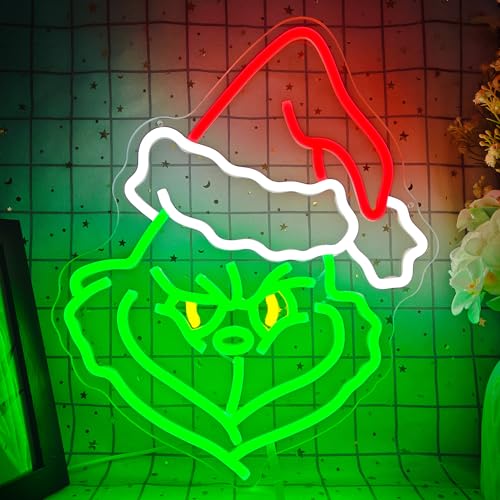 Grinch Christmas Neon Sign