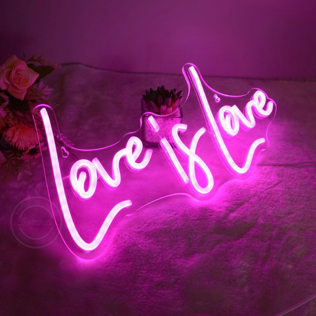Love is Love Neon Light Sign Gay Pride LED Sign