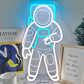 Astronaut Neon Sign Astronaut in Space Neon Sign