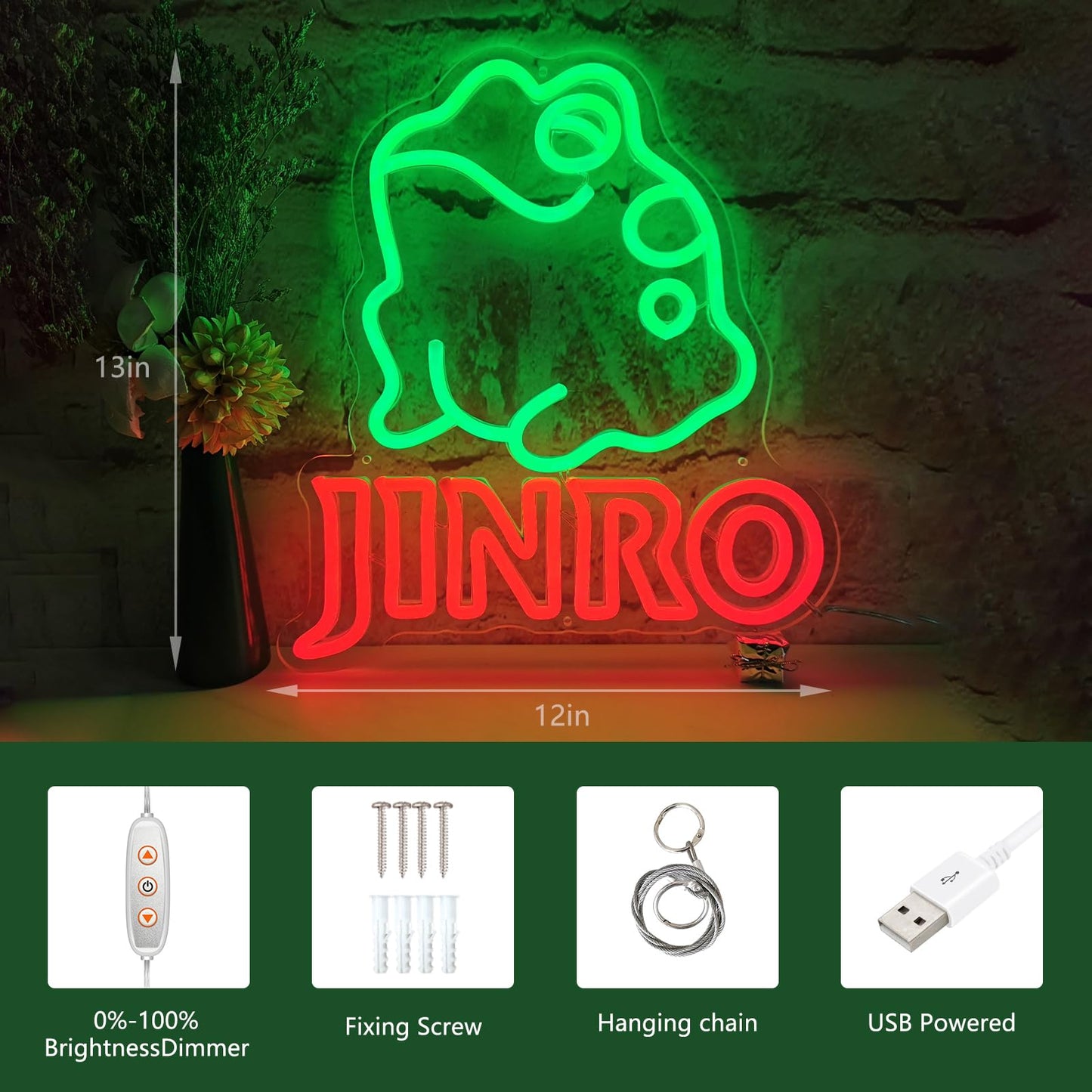 Jinro Soju Beer LED Neon Sign Korean Bar Neon Sign