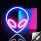 Alien Neon Sign Alien Head ET Space Wall Neon Sign