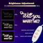 Will You Marry Me Neon Sign Proposal Engagement LED Neon Sign