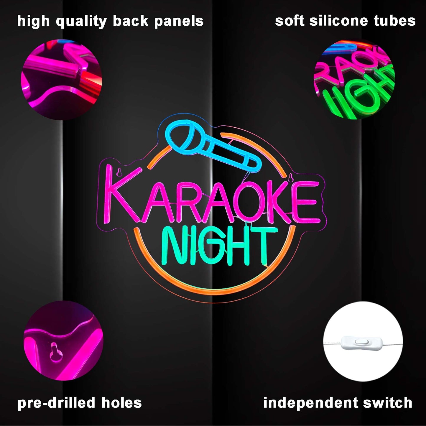 Karaoke Night Neon Sign Karaoke Bar Neon Sign