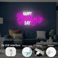 Happy Mother's Day Neon Sign with Hearts