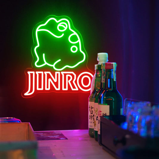 Jinro Soju Beer LED Neon Sign Korean Bar Neon Sign