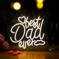 Best Mom Dad Ever Neon Sign Mother's Day Father's Day