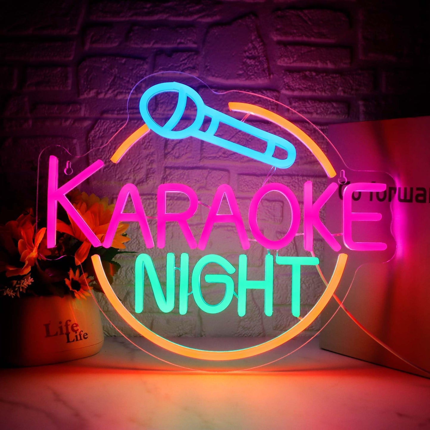 Karaoke Night Neon Sign Karaoke Bar Neon Sign