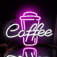 Coffee Neon Sign Coffee Cup Neon Sign