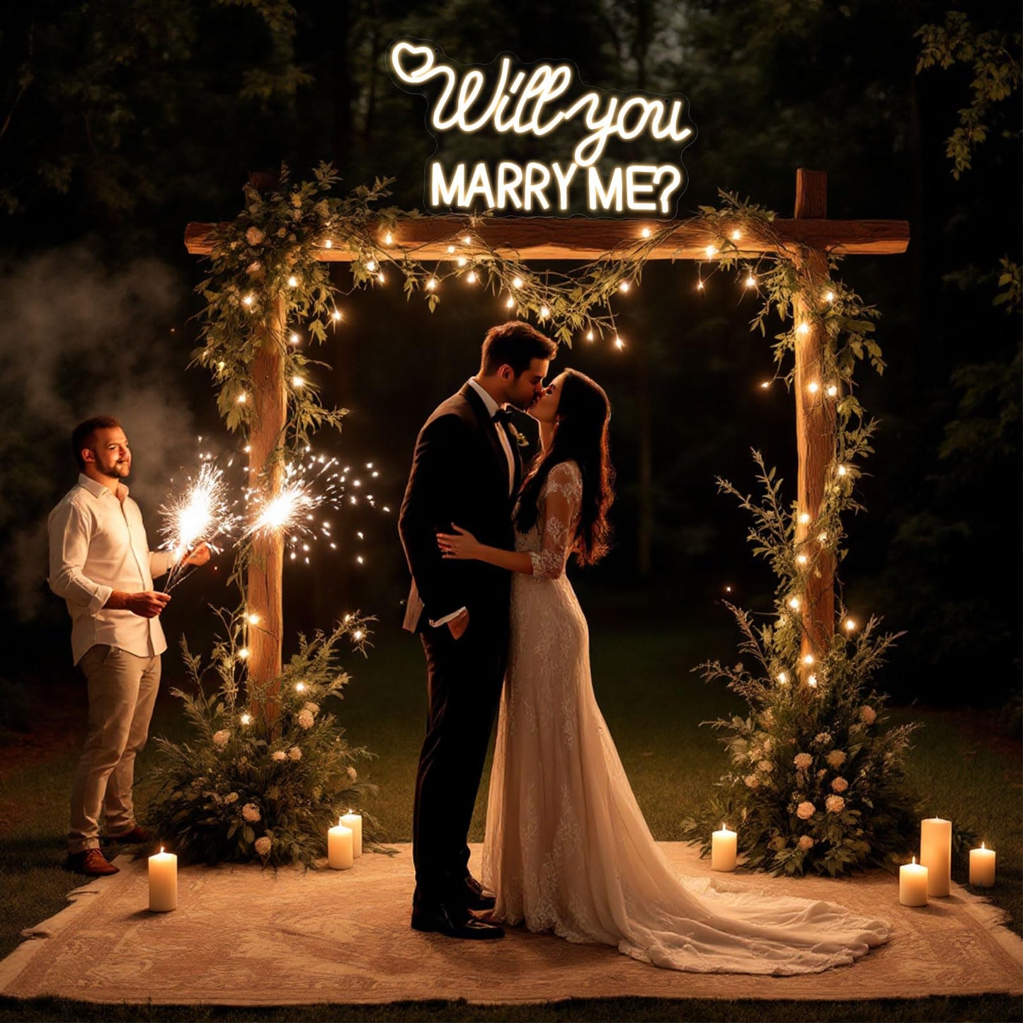 Will You Marry Me Neon Sign Proposal Engagement LED Neon Sign