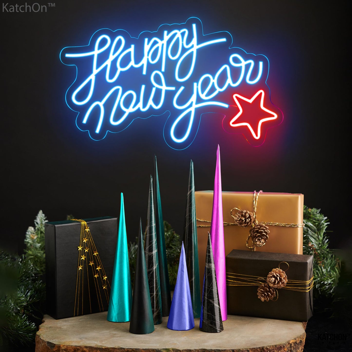 Happy New Year Sign New Year neon Sign