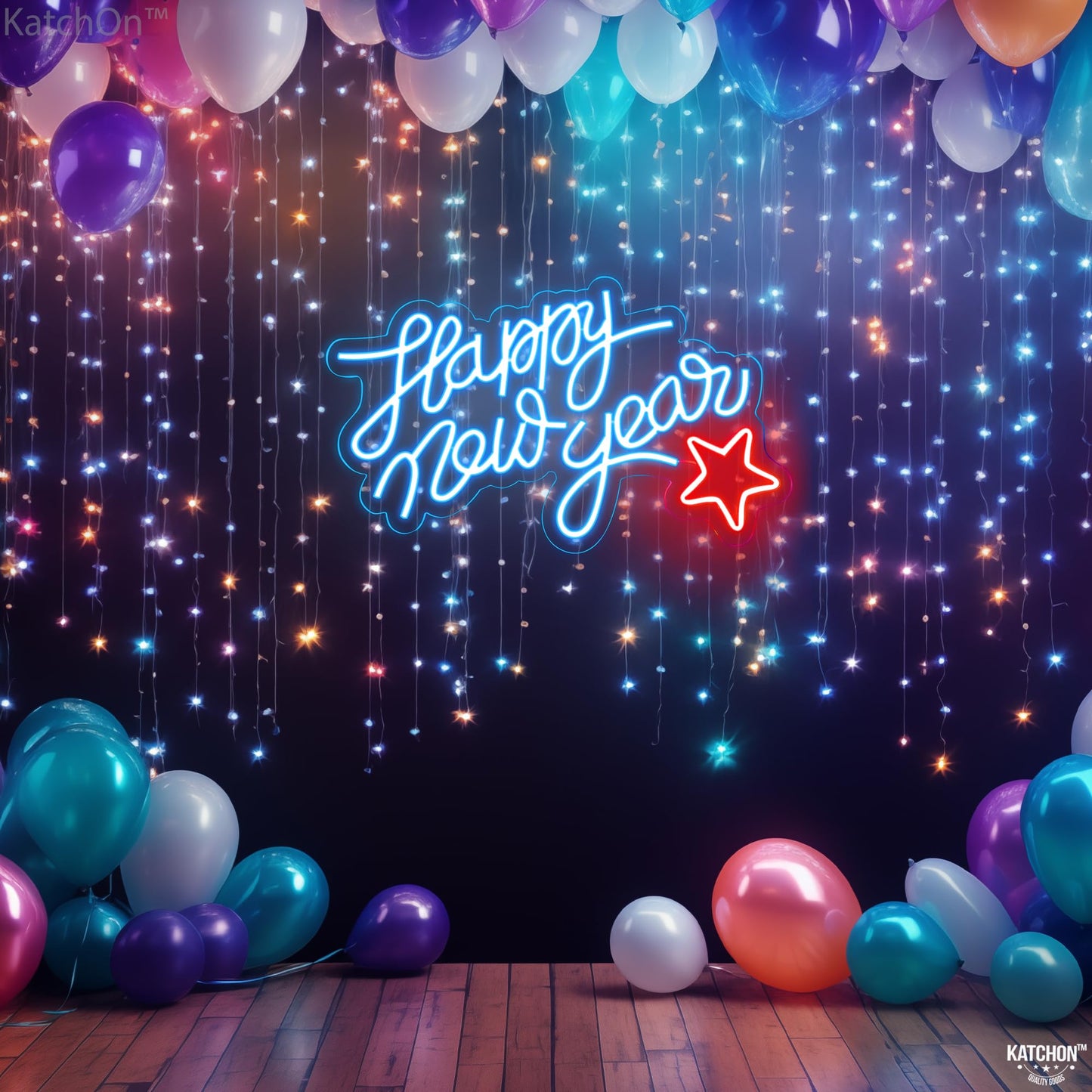 Happy New Year Sign New Year neon Sign