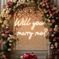 Will You Marry Me Neon Sign Engagement Proposal LED Neon Sign