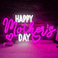 Happy Mother's Day Neon Sign with Hearts