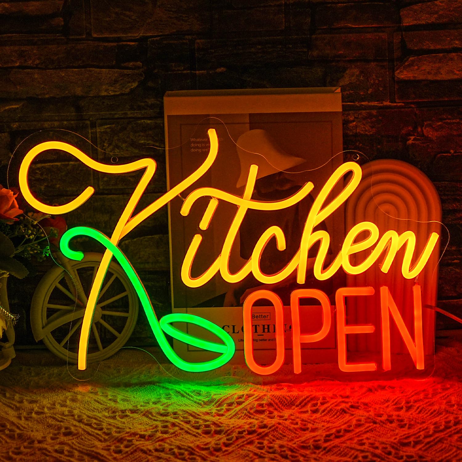Kitchen Open Neon Sign