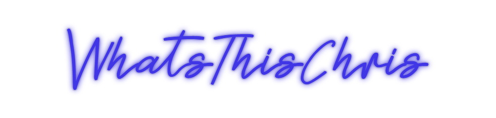 Product Order WhatsThisChris