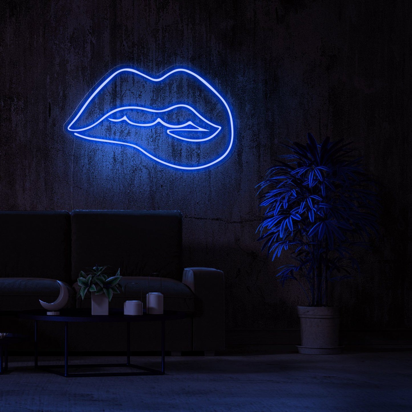 Irresistible Lips Neon Sign