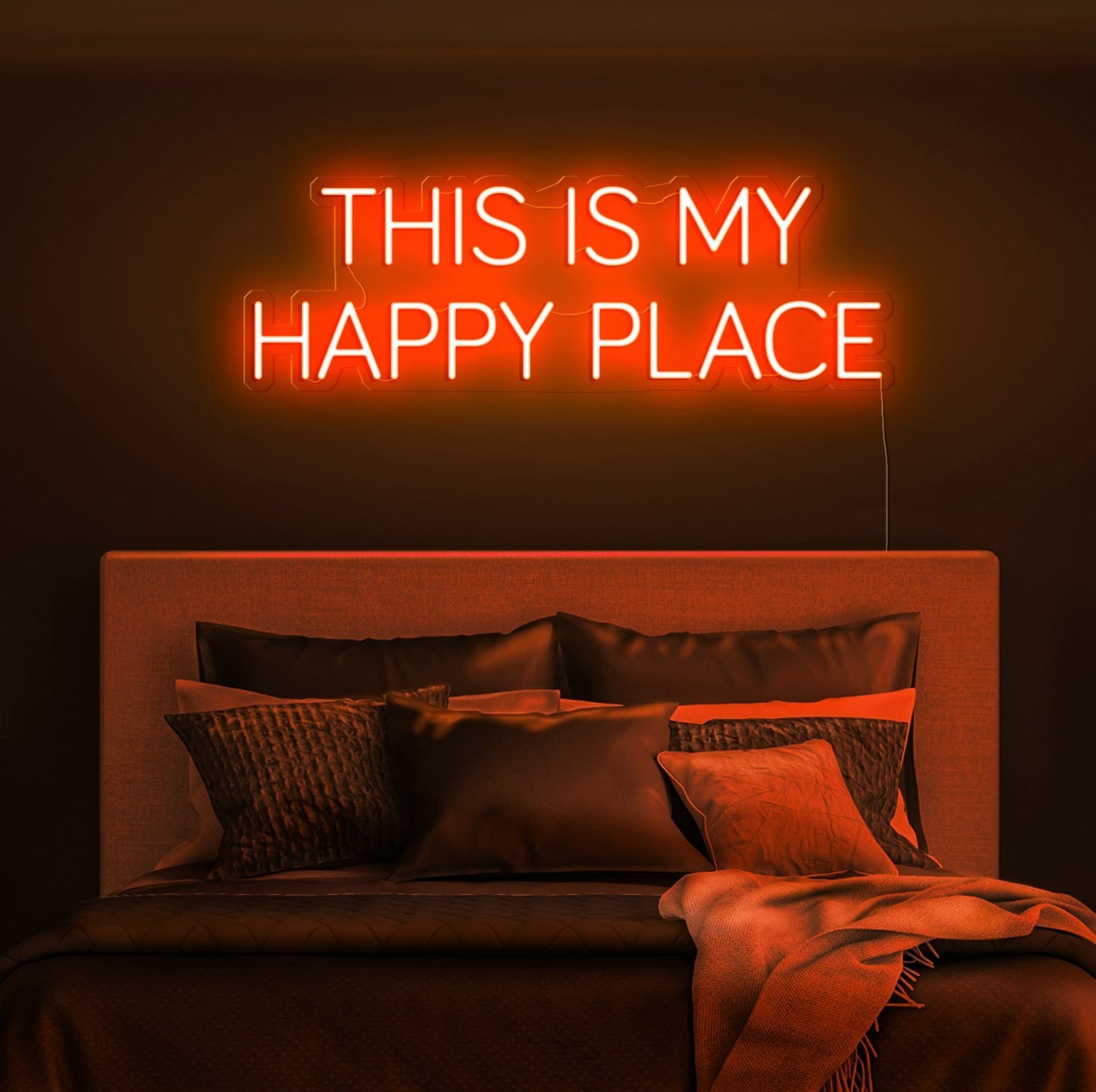 This Is My Happy Place Neon Sign