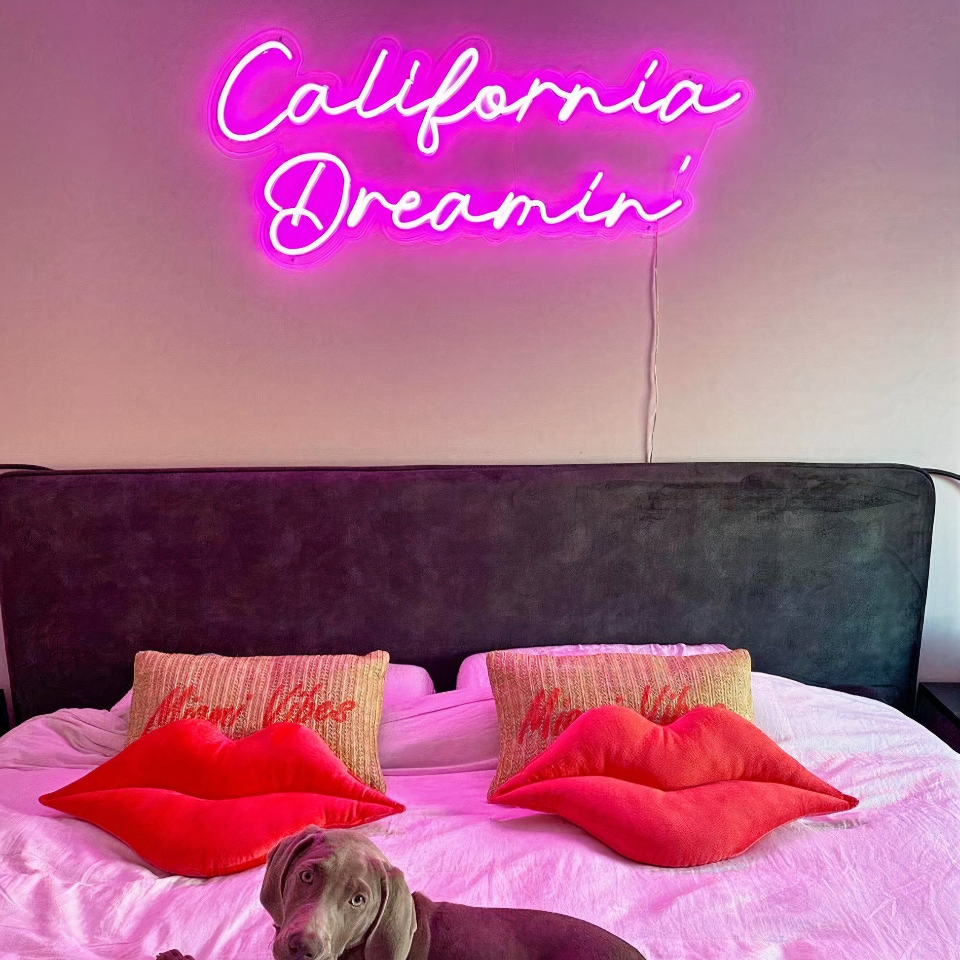 California Dreamin’ Aesthetic Neon Sign For Room