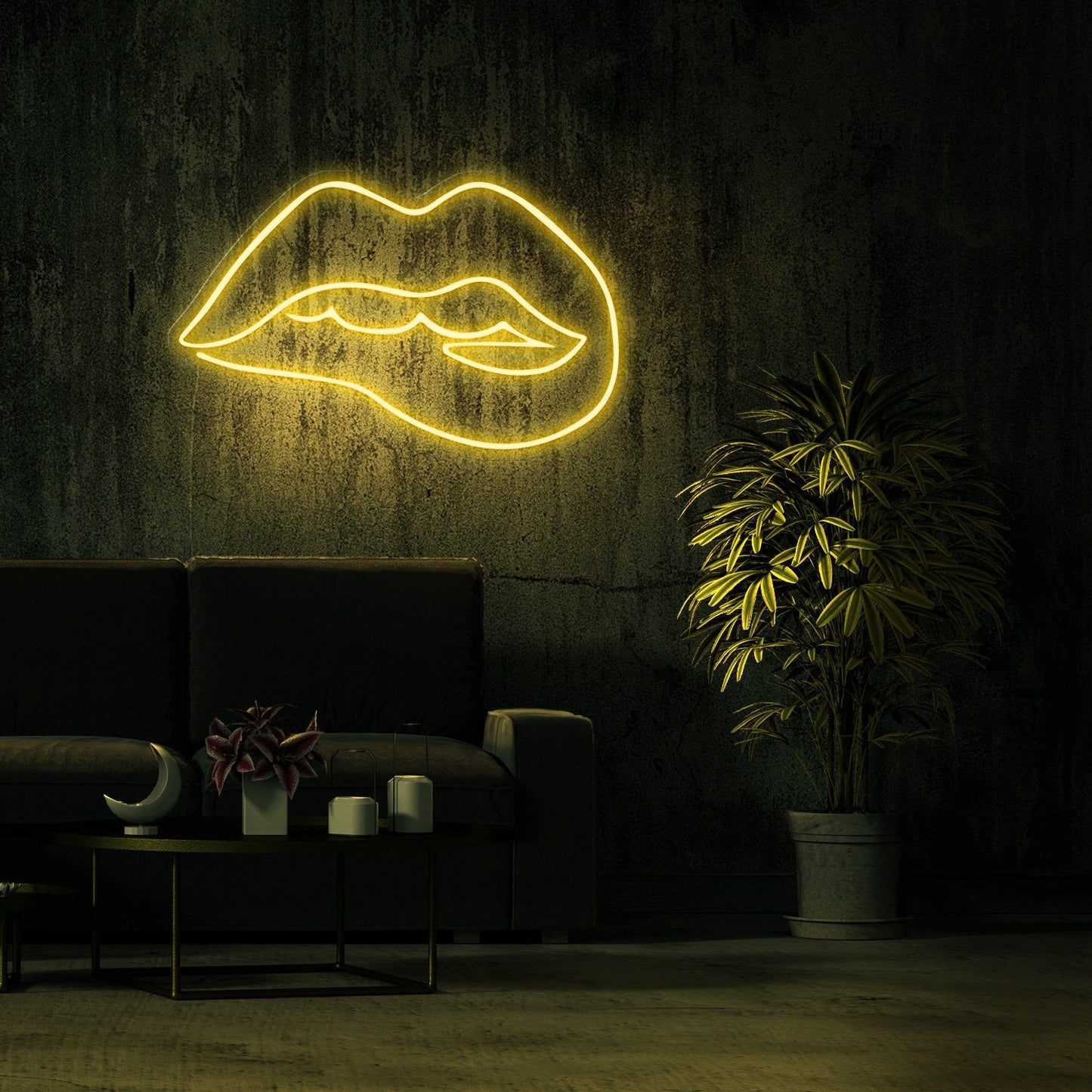 Irresistible Lips Neon Sign