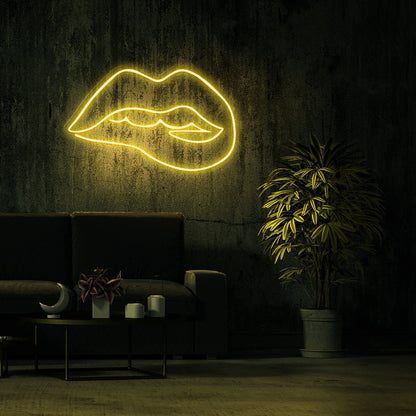 Irresistible Lips Neon Sign