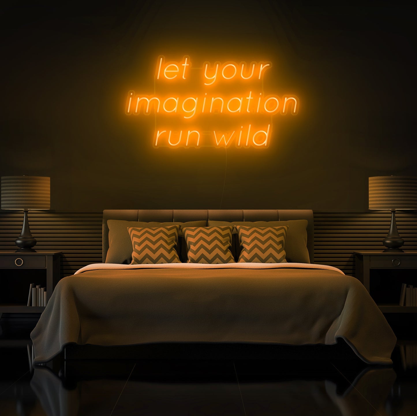 Let Your Imagination Run Wild Neon Sign
