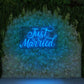 Just Married Neon Sign