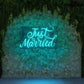 Just Married Neon Sign