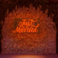 Just Married Neon Sign