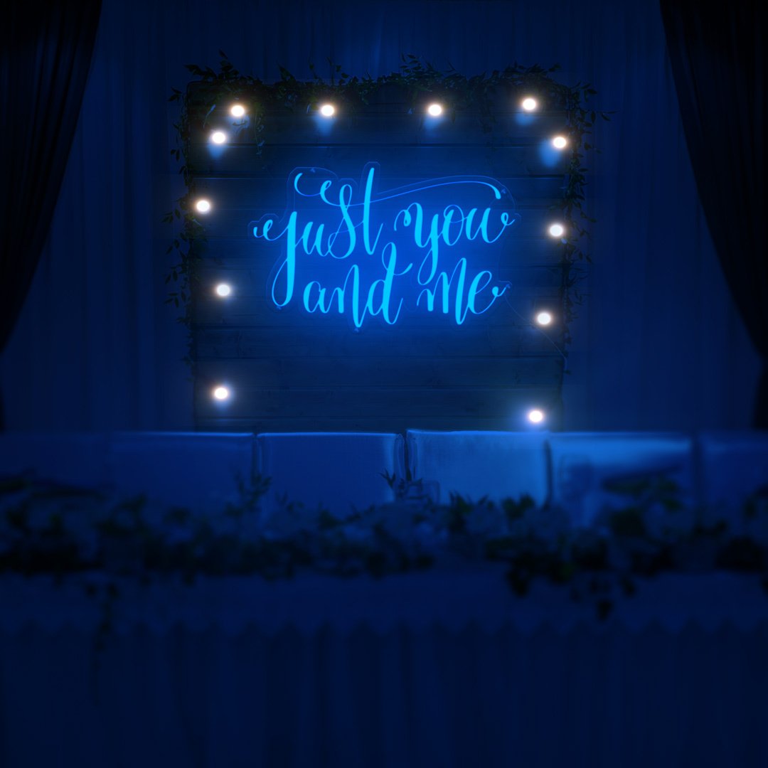 Just You And Me Neon Sign