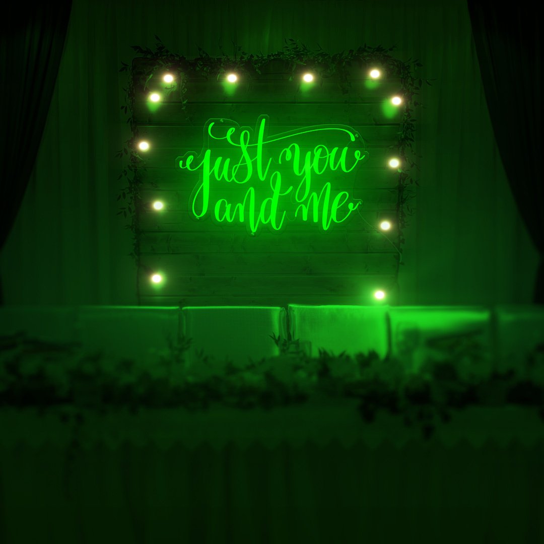 Just You And Me Neon Sign